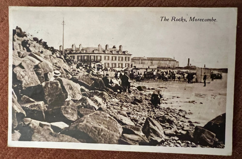 Antique postcard morecambe - antique,