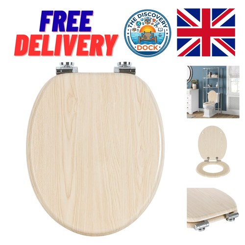 Classic oval wooden - classic, toilet