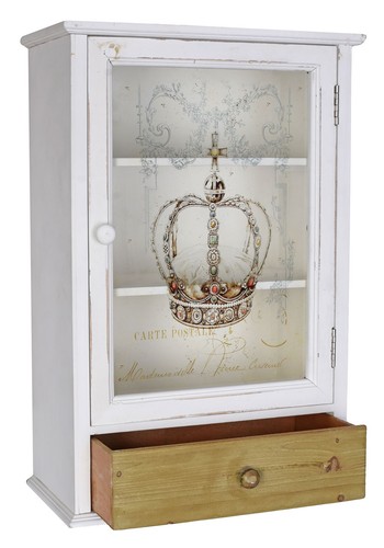 Wall display cabinet - , crown