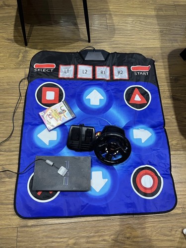 Ps2 with dance mat - ps2,