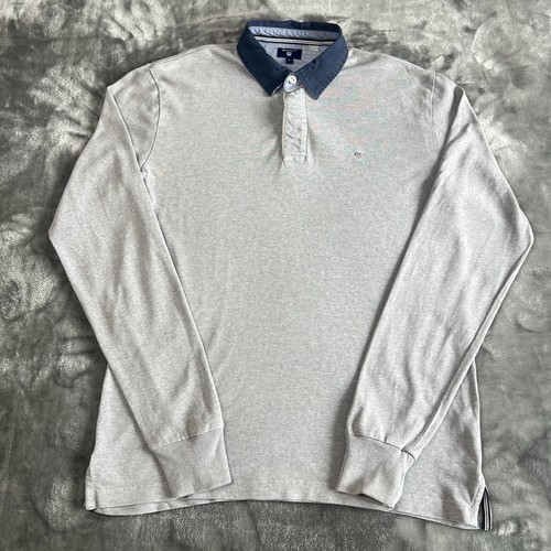Gant shirt mens - large, grey
