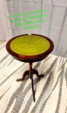 Vintage Antique Mahogany Green