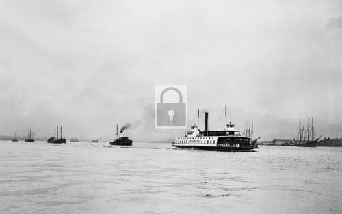 Coal barges delaware river - barges, new