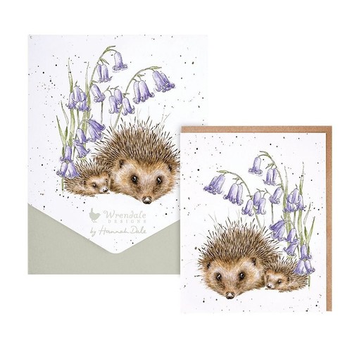 Wrendale hedgehogs note cards - wrendale,