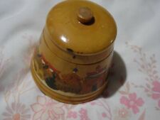 Vintage foreign tourist wooden