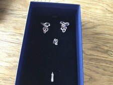 Swarovski cuff links and tie pin new in box item 894464