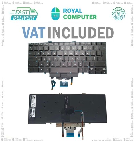 Backlit keyboard dual point - uk,