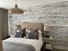 10sqm Reclaimed SANDED Pallet Wood | Beach Wash | Rustic Wall Cladding