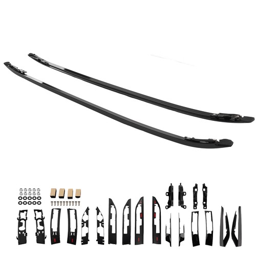 Black extended roof rails - extended,