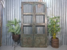 Pair Vintage Rustic Indian