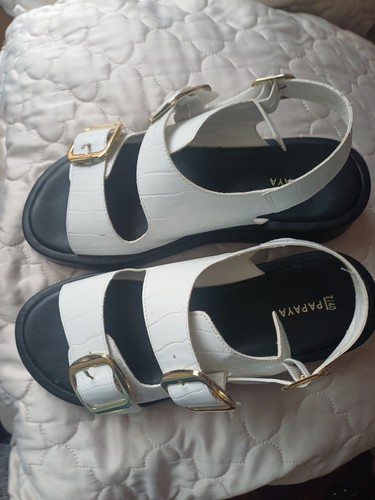 Papaya matalan white buckle - papaya,