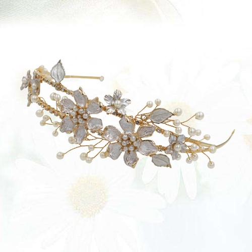 Alloy flower crown wedding - ,