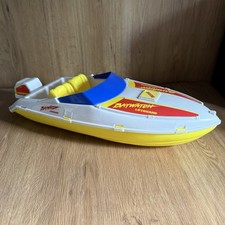 Barbie Baywatch Rescue Speed Boat Vehicle - 1990 Mattel