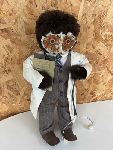 Vintage 1960s doctor owl doll - vintage,