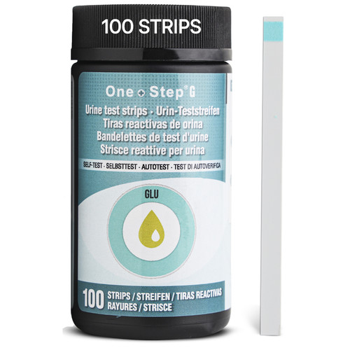Urine glucose test strips - test,