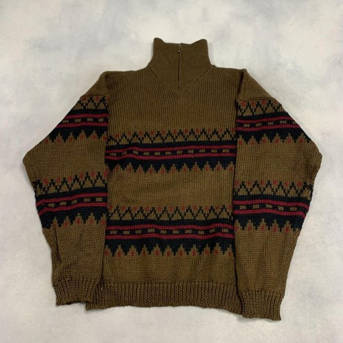 Vintage knitted jumper - knitted,