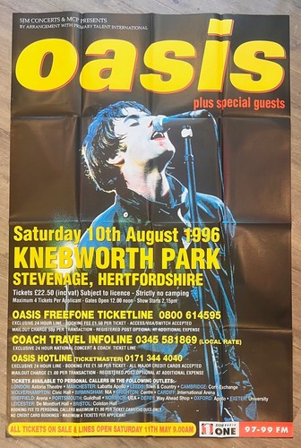 Oasis live knebworth uk - live, at