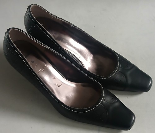 Womens clarks black leather - womens,