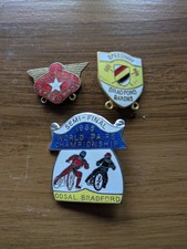 Odsal Bradford Club Speedway Badges Plus World Pairs Championship 1985