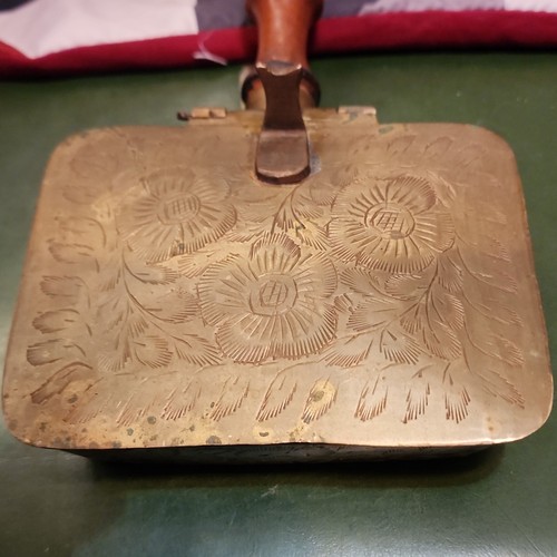 Brass bed warmer - bed, decorative