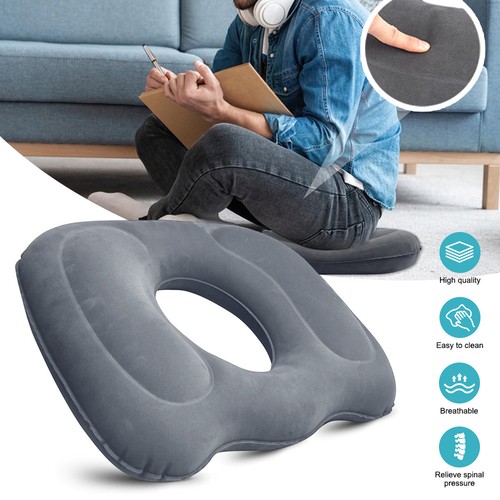 Inflatable seat cushion for - seat,