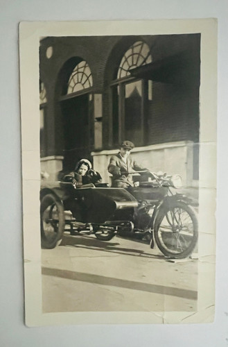 Indian motorcycle sidecar - sidecar, real
