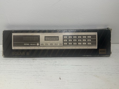 Vtg royal solar calculator - solar,
