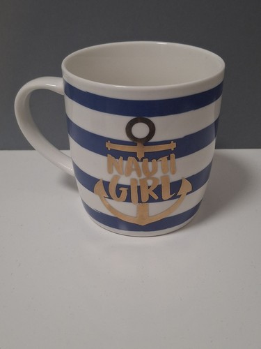 Nauti girl mug - girl, nautical