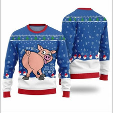 Naughty Pig Ugly Christmas