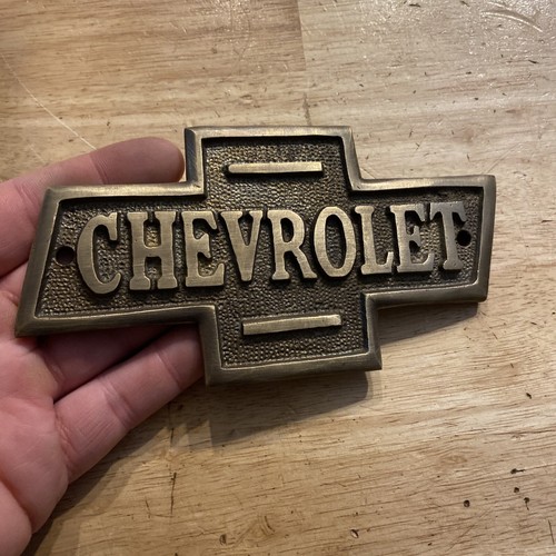 Chevrolet plaque sign patina - chevrolet,