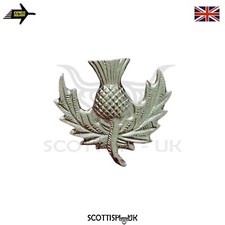 Antique Finish Thistle Emblem
