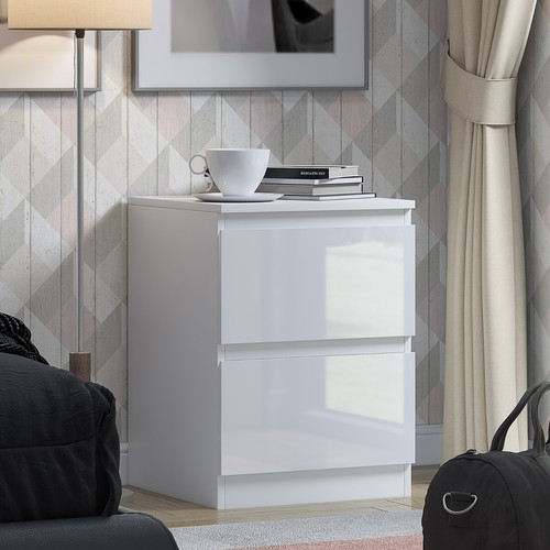 Gloss front chest drawers - gloss,