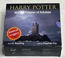 HARRY POTTER & THE PRISONER OF AZKABAN : Stephen Fry CD Audio Book (FREE UK P&P)