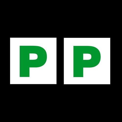 Plate stickers dvla - 2x,