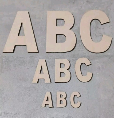 3cm wooden letters - (30mm),