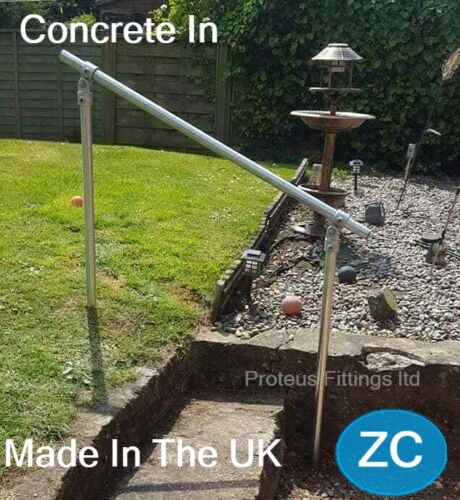 Concrete outdoor handrail - concrete, in