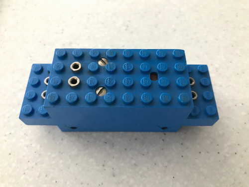 Lego electric blue motor - blue,