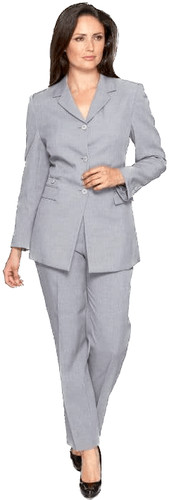 Grey 2pc trouser - grey, women
