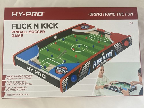 Flick kick table - flick, n