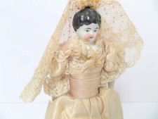 ANTIQUE GERMAN CHINA DOLLS HOUSE DOLL BRIDE