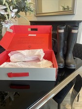 Unisex Kids Hunter Wellies Black, Size UK 13 Wellington Boots 