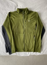RAB Talus Fleece Full Zip Top QFA-56 Mens Size XL Green Outdoors Hiking