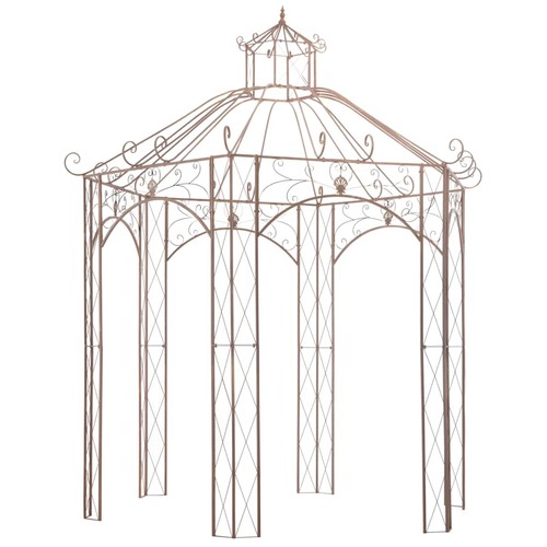 Garden pavilion antique brown - garden,