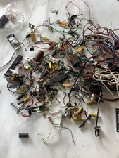 Job Lot of Vintage Train Wire Hornby Dublo  Triang brush holders and chips  Etc 