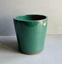 Emerald green glazed clay - emerald,
