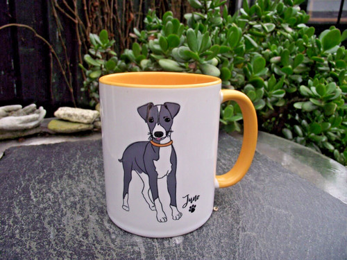 Duraglaze grey white whippet - grey,