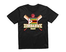 Kids Zimbabwe Cricket Supporter Flag T-Shirt World Cup Twenty Test Match