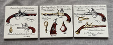 antique tiles of Flintlock Pistols