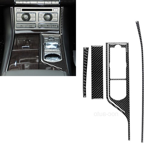 4pcs carbon fiber gear shift - gear,