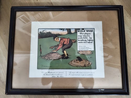 Vintage the rules golf - of,